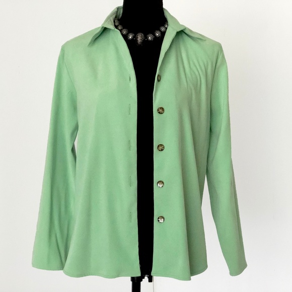 Green Sag Harbor 5-Button Shirt - Picture 1 of 5